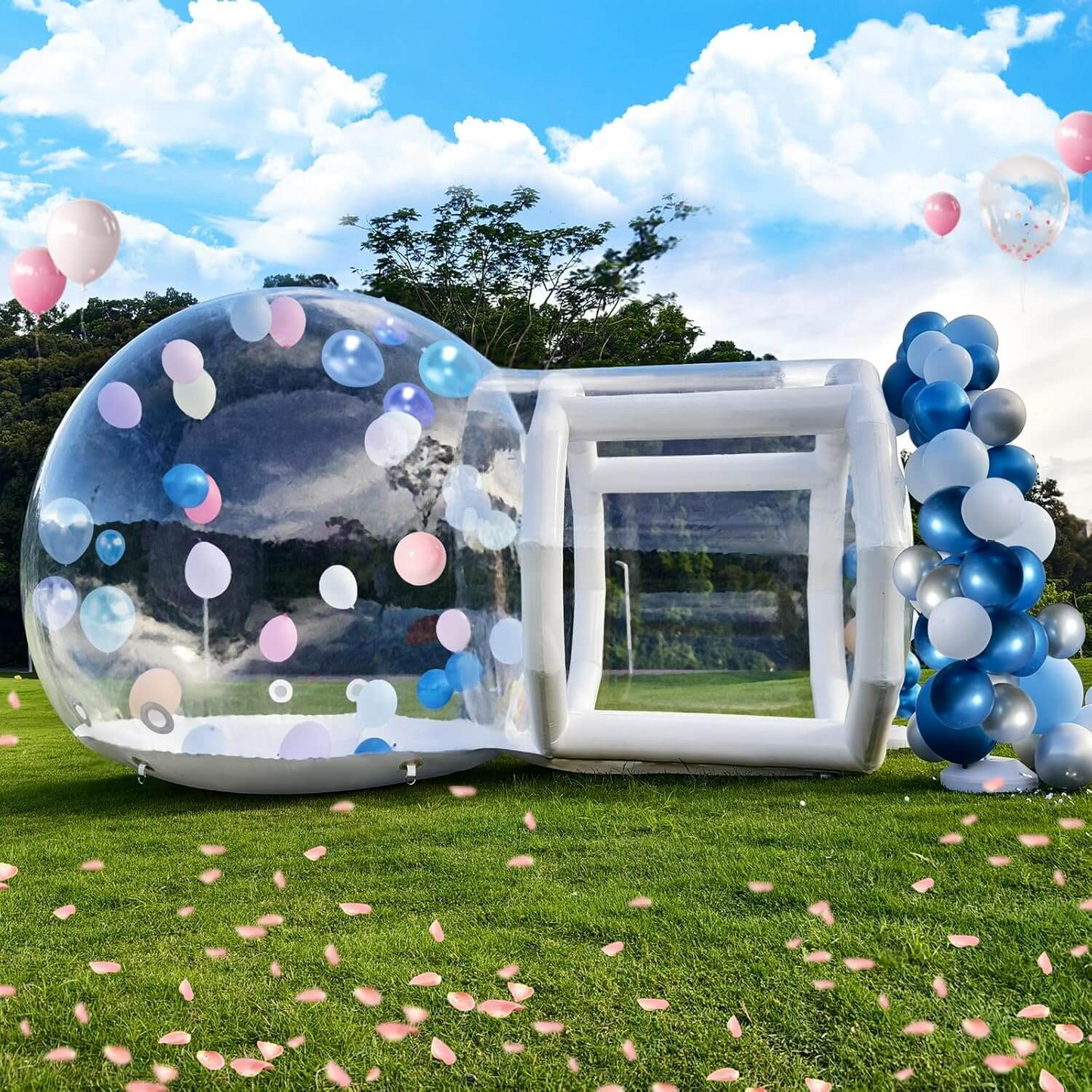 10ft Inflatable Bubble Tent with Blower – Clear Dome for Events & Glamping