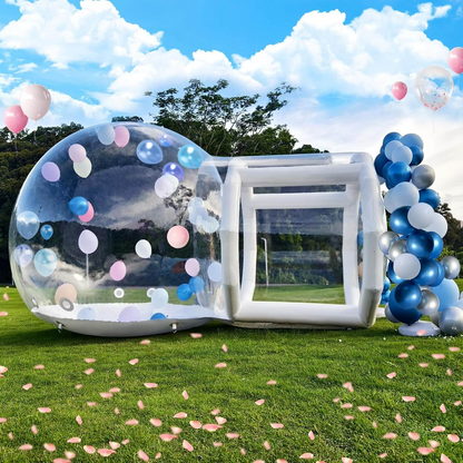 10ft Inflatable Bubble Tent with Blower – Clear Dome for Events & Glamping