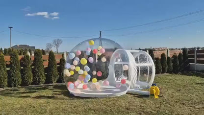 10ft Inflatable Bubble Tent with Blower – Clear Dome for Events & Glamping